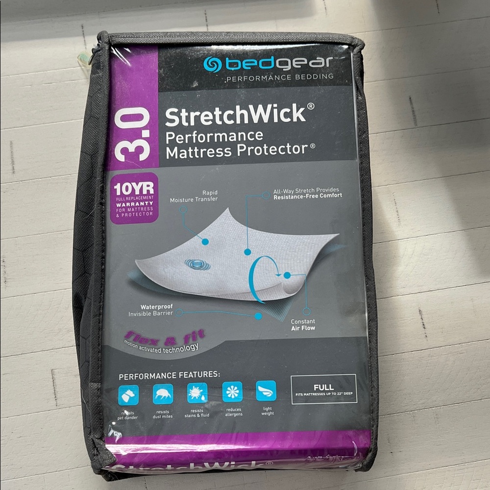 Bedgear StretchWick Mattress Protector Full Size